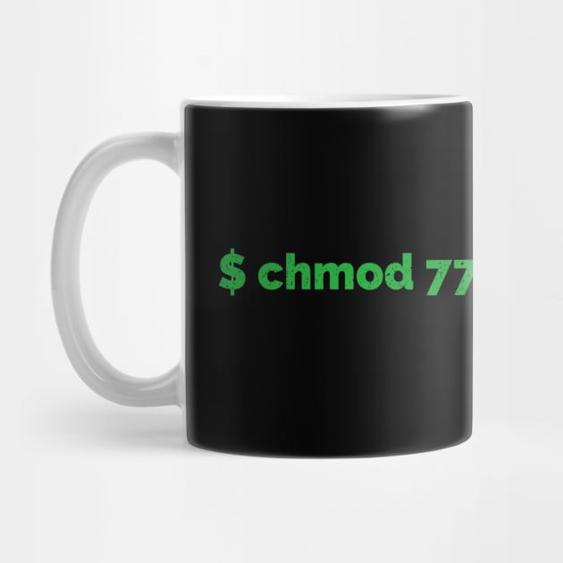 Linux Command chmod 777 by Cyber Club Tees